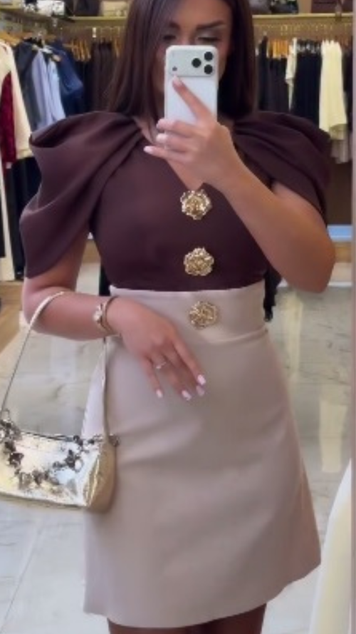 Mini-robe boutons