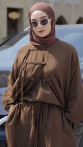 Tenue hijab casual chic